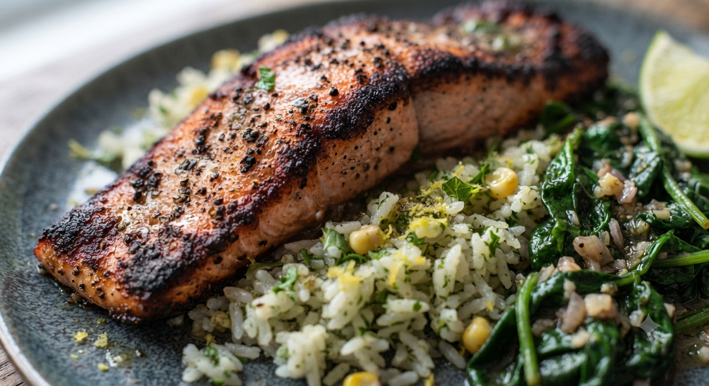 Flame Grilled Salmon