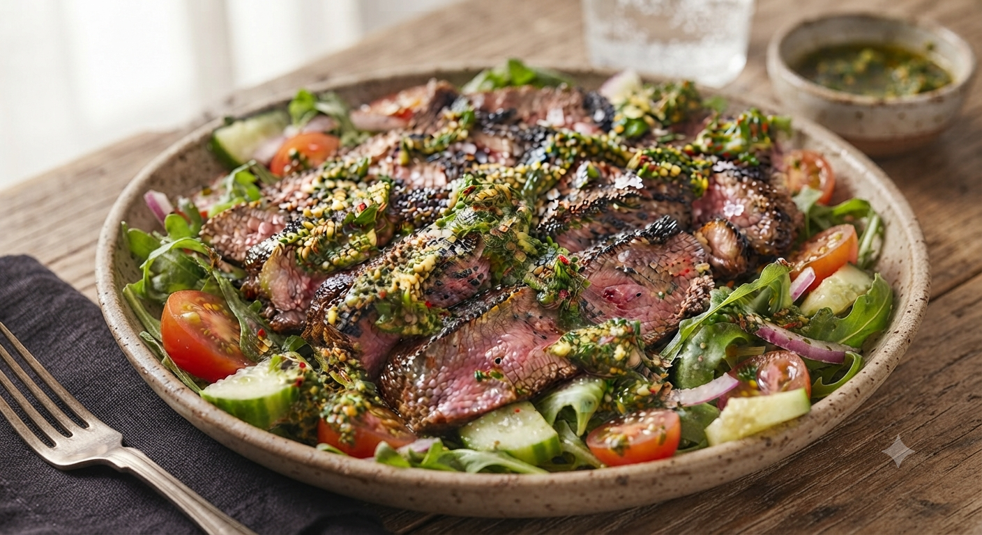 Steak Chimichurri Salad